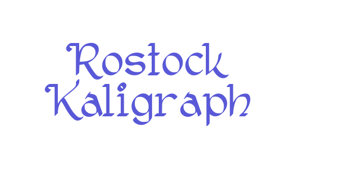 Rostock Kaligraph Font Download