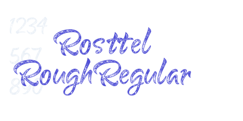 Rosttel RoughRegular-font-download