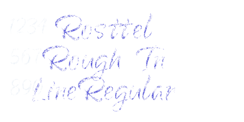 Rosttel Rough In LineRegular-font-download