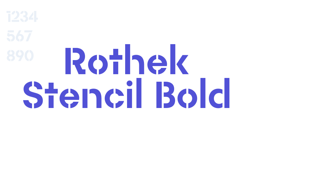 Rothek Stencil Bold-font-download