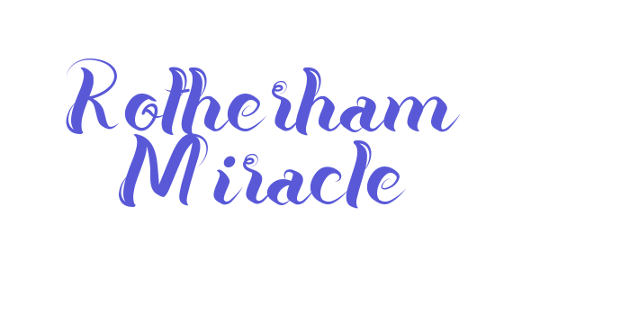 Rotherham Miracle Font Download