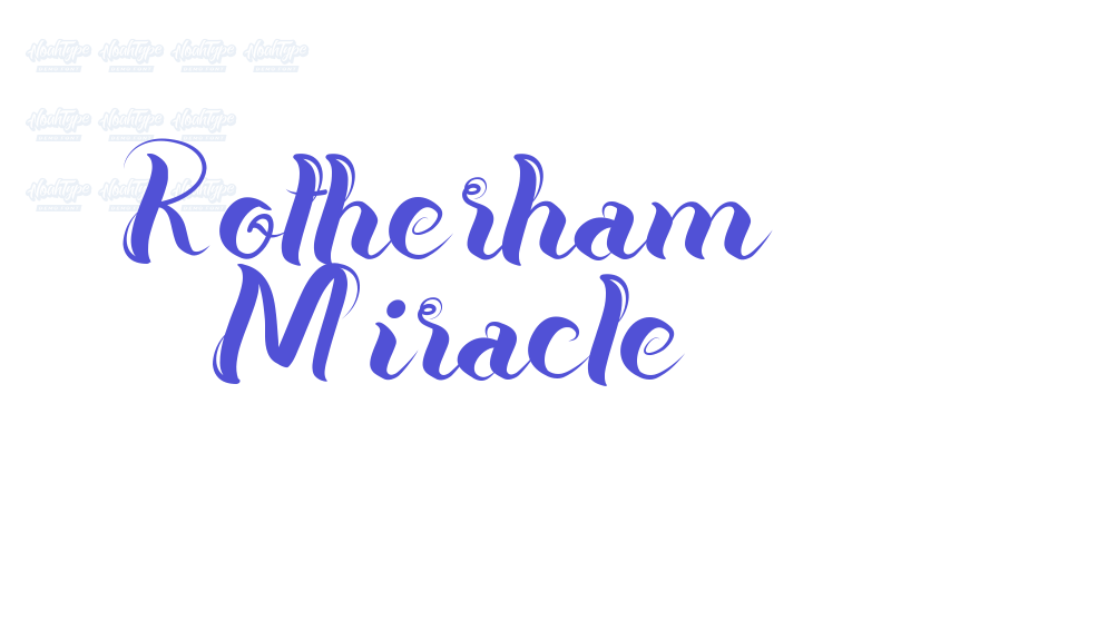 Rotherham Miracle-font-download