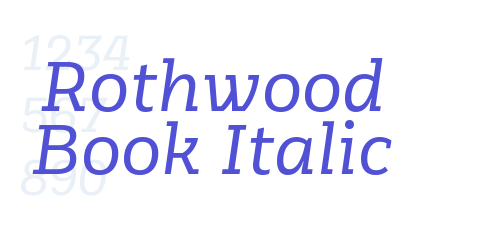 Rothwood Book Italic-font-download