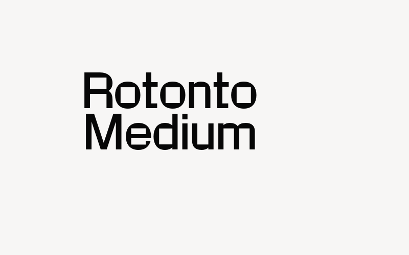 Rotonto Medium Font