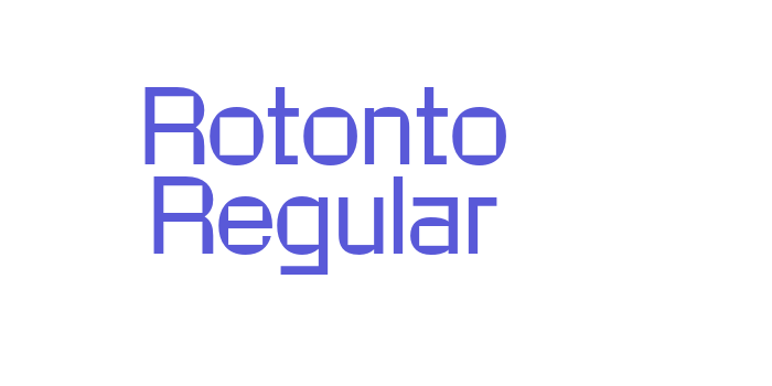 Rotonto Regular Font Download