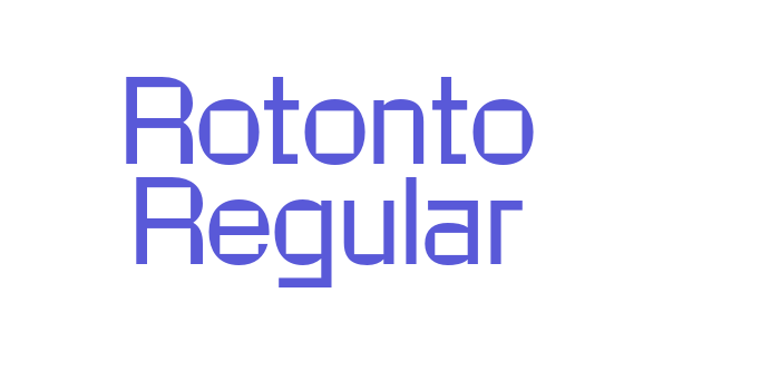 Rotonto Regular Font