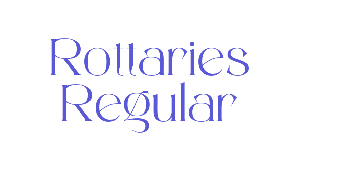 Rottaries Regular Font