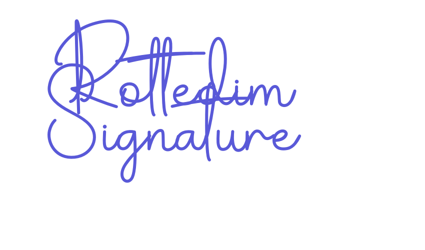 Rottedim Signature Font Download