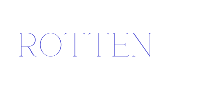 Rotten Font