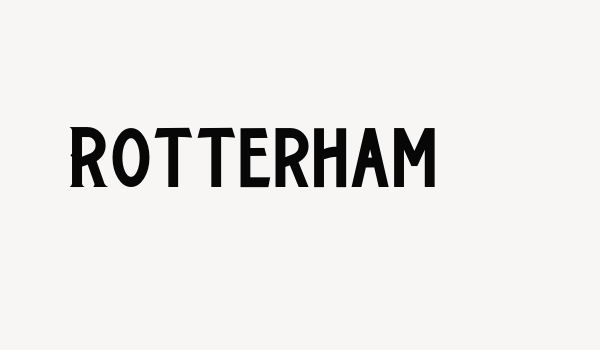 Rotterham Font