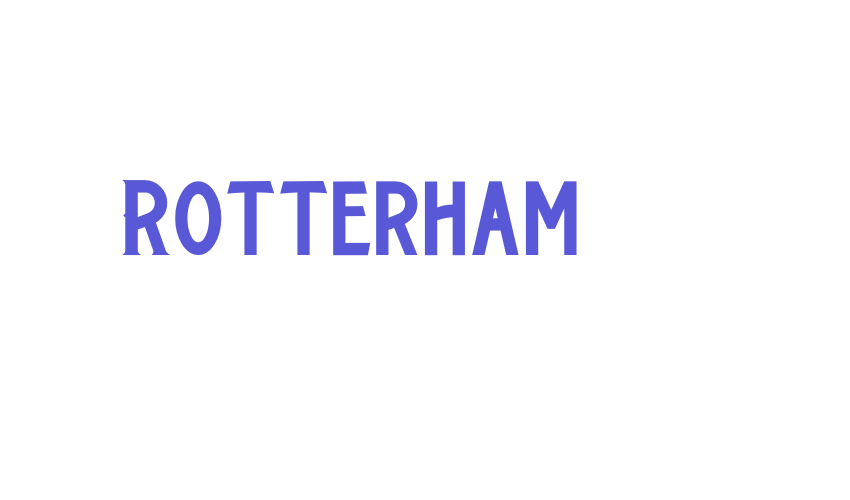 Rotterham Font