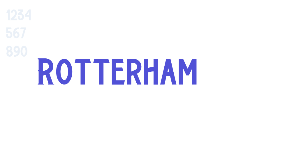 Rotterham-font-download