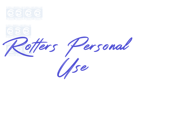 Rotters Personal Use Font Download