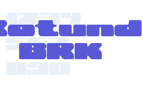 Rotund BRK Font