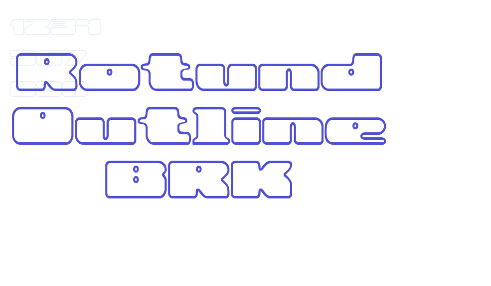 Rotund Outline BRK-font-download