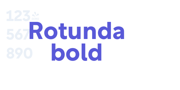 Rotunda bold font free