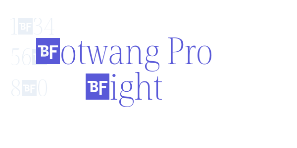 Rotwang Pro Light font free