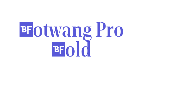 Rotwang Pro Bold Font Download