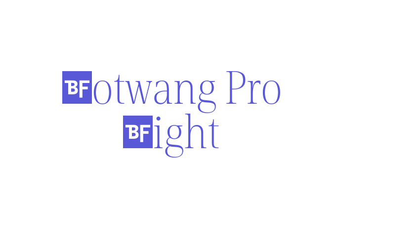 Rotwang Pro Light Font