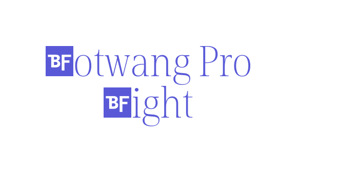 Rotwang Pro Light Font Download