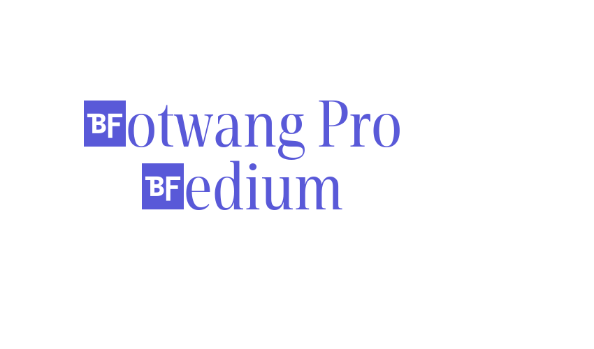 Rotwang Pro Medium Font