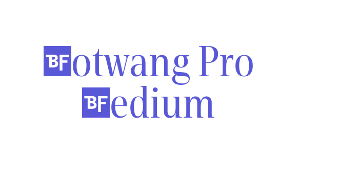 Rotwang Pro Medium Font Download