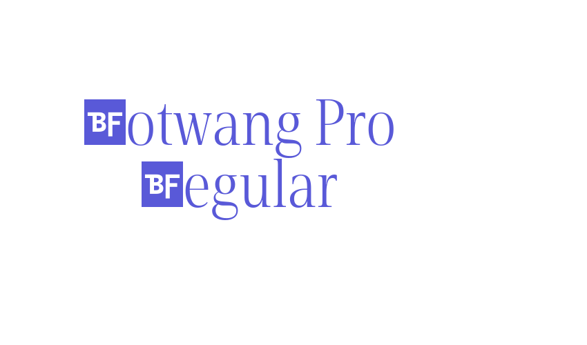 Rotwang Pro Regular Font