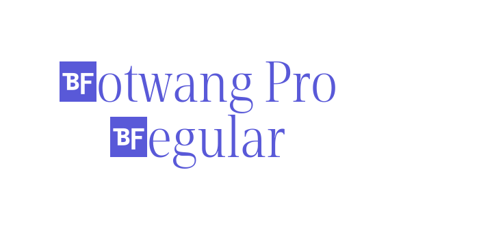 Rotwang Pro Regular Font Download