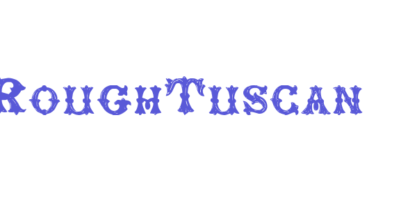 RoughTuscan font free