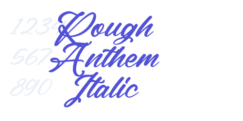 Rough Anthem Italic-font-download