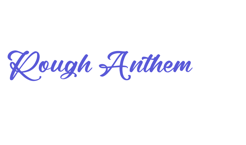 Rough Anthem Font Download