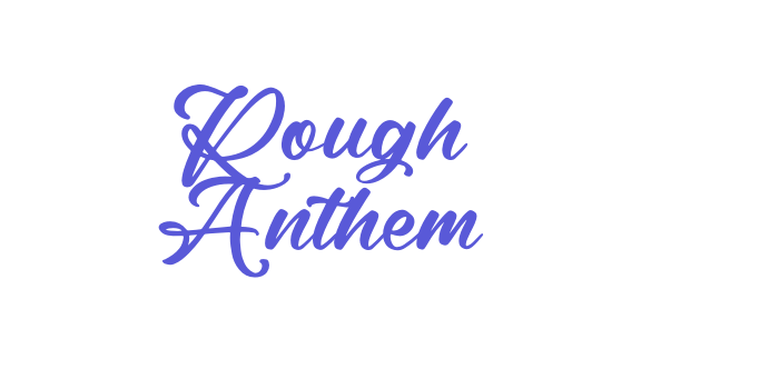 Rough Anthem Font Download