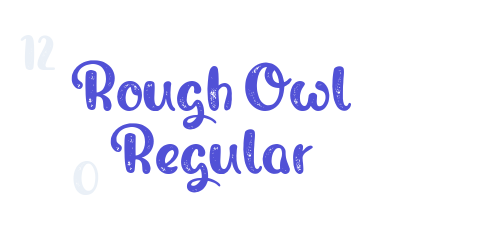 Rough Owl Regular-font-download