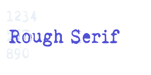 Rough Serif-font-download