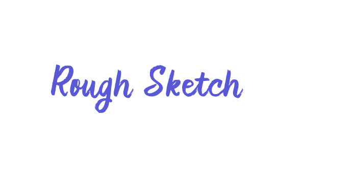 Rough Sketch Font Download