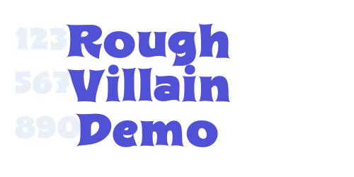 Rough Villain Demo-font-download