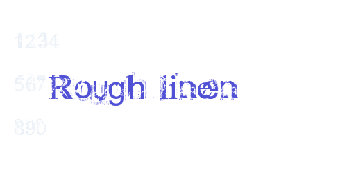 Rough linen-font-download