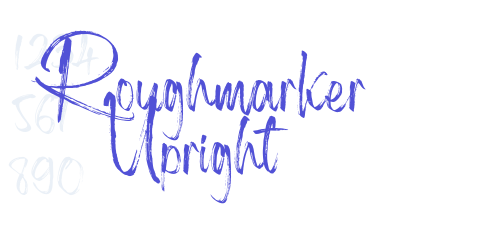 Roughmarker Upright-font-download
