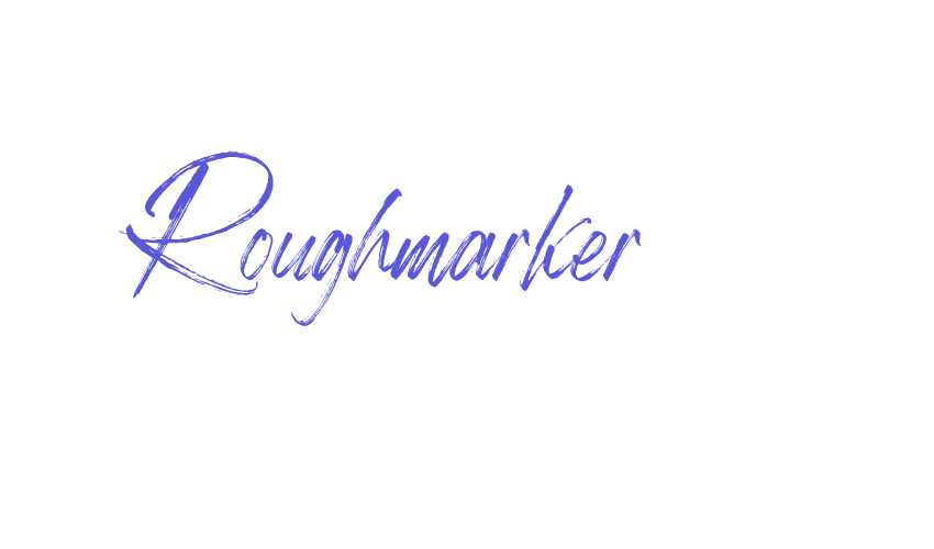 Roughmarker Font Download