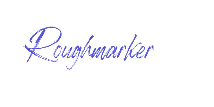 Roughmarker Font Download