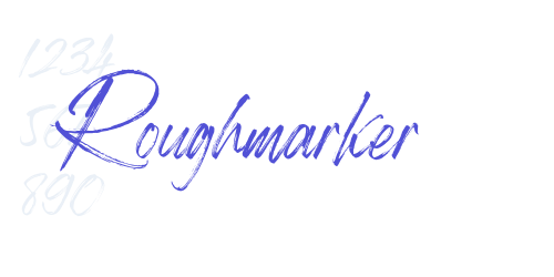 Roughmarker-font-download