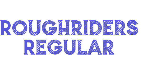 Roughriders Regular Font Download