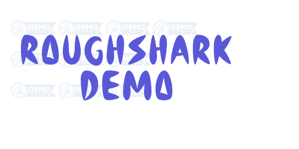 Roughshark Demo font free