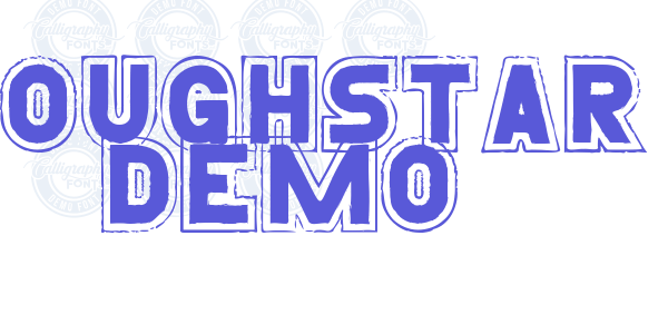 Roughstar Demo font free