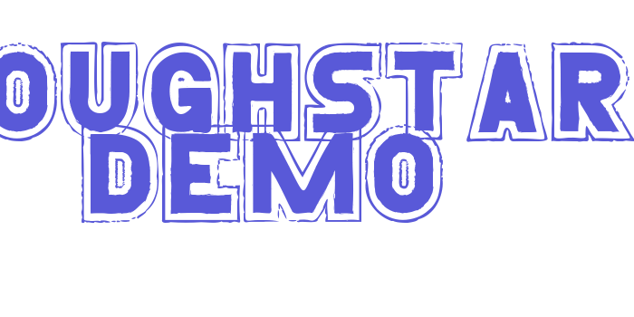 Roughstar Demo Font