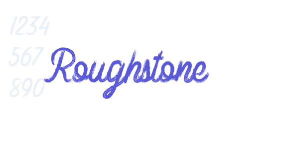 Roughstone font free