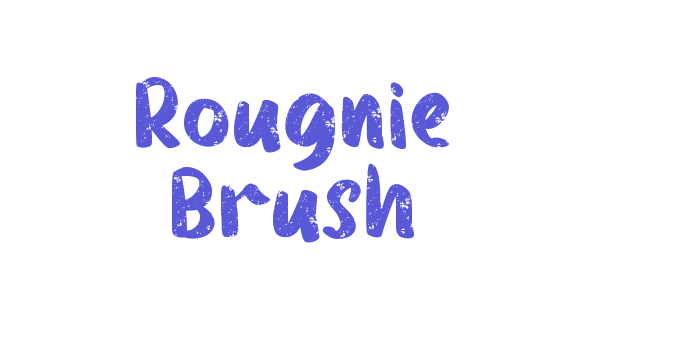 Rougnie Brush Font