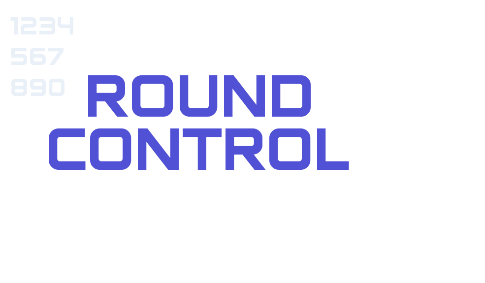 Round Control-font-download