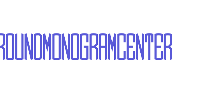 Round_Monogram_Center Font