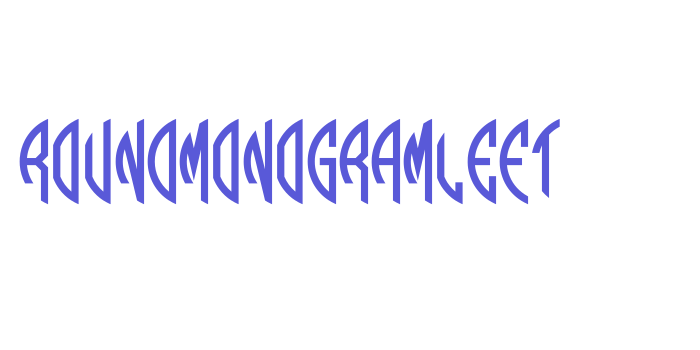 Round_Monogram_Left Font